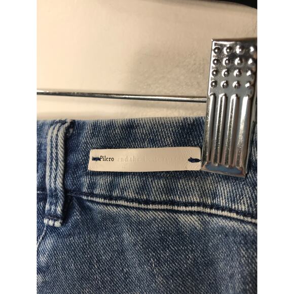 Anthropologie Pilcro Trouser Jeans 26 Blue Capsule Wardrobe Casual Everyday - Picture 9 of 12